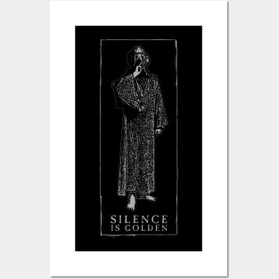 Silence is golden crowly Posters and Art